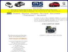 Tablet Screenshot of garagedusars.com
